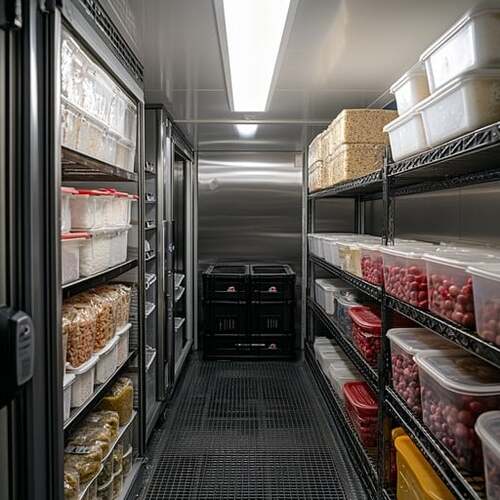 a walk in cooler